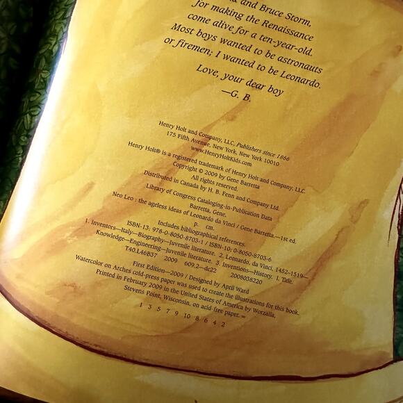 Neo Leo The Ageless Ideas Of Leonardo Di Vinci Hardcover Book - Picture 2 of 9